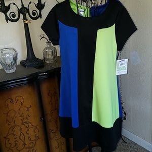ABSTRACT BIG GIRL DRESS, BY TIMELESS BONNIE JEAN